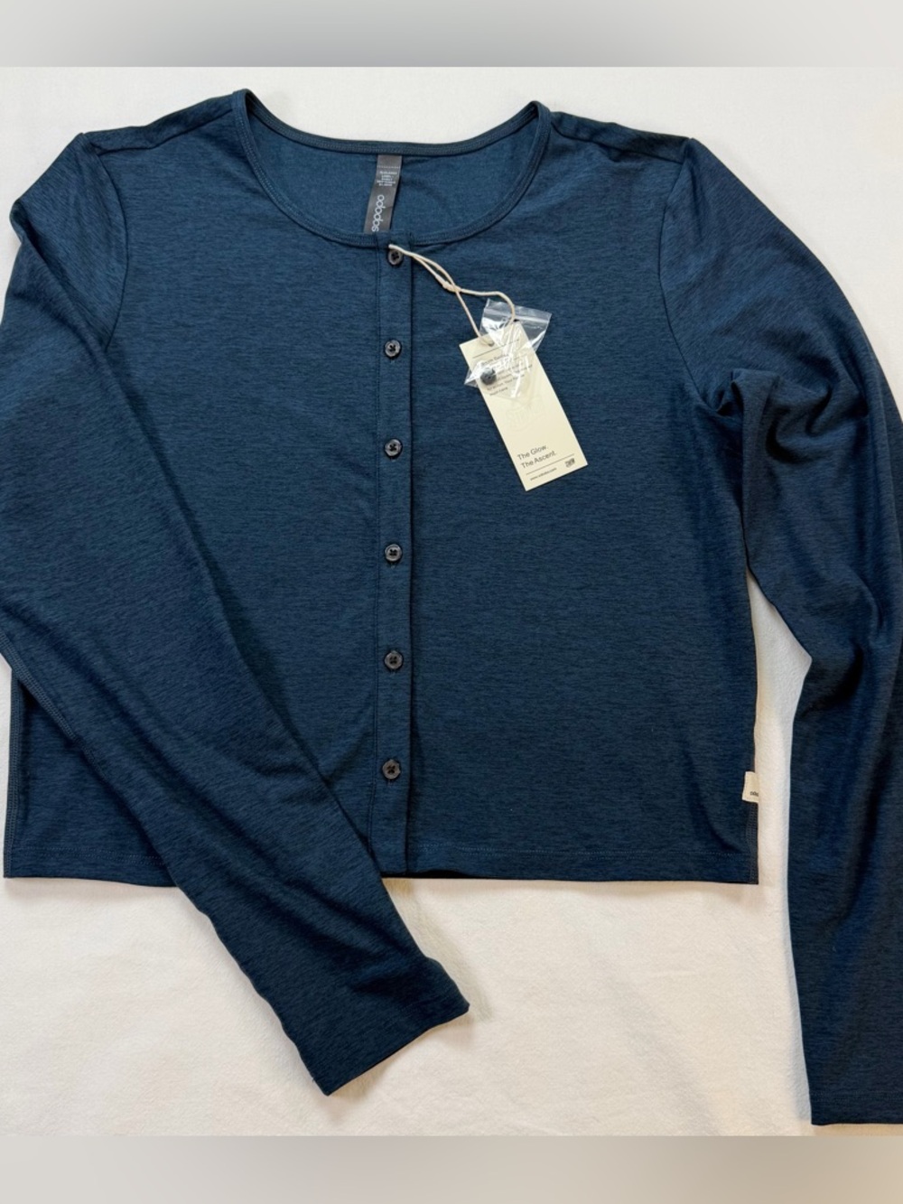 Ododos Womens Lightweight Loungewear Button Front Top NWT
